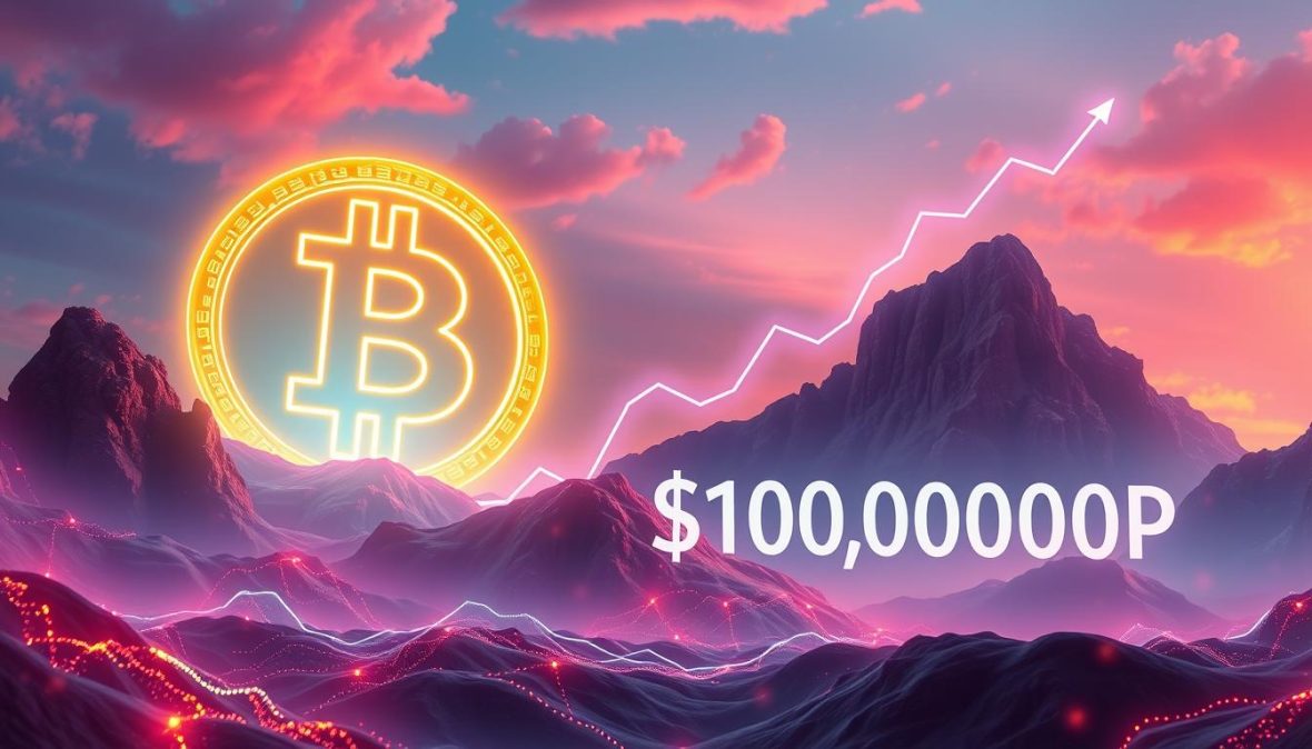 How does Bitcoin's market cap relate to a $100,000 price point?