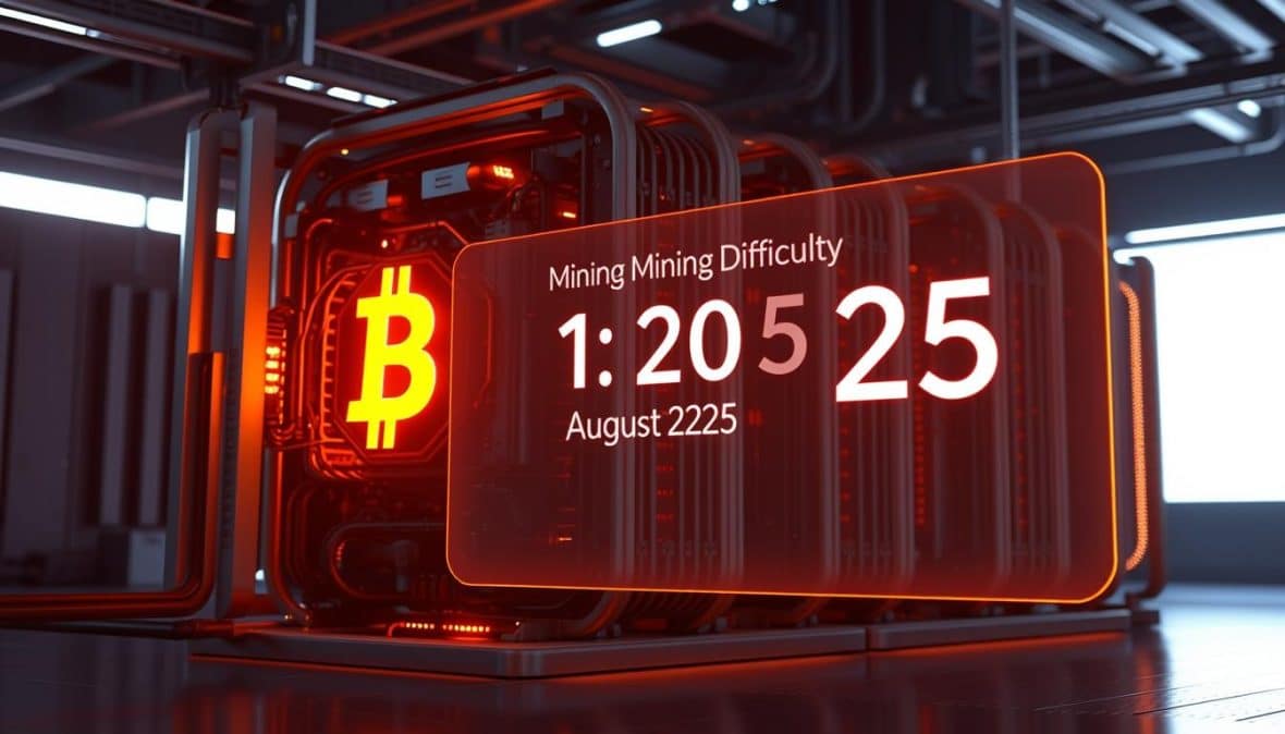 bitcoin mining difficulty august 2025 next adjustment